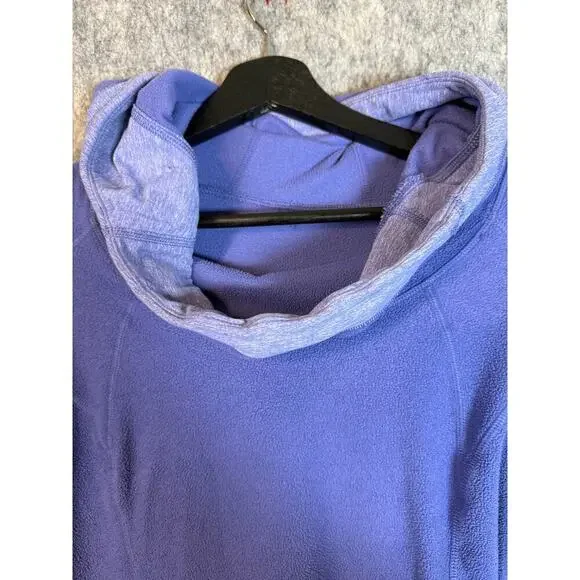 Lululemon Womens Apres Run Lightweight Persian Purple Pullover Hoodie - Size 8 - Picture 5 of 10